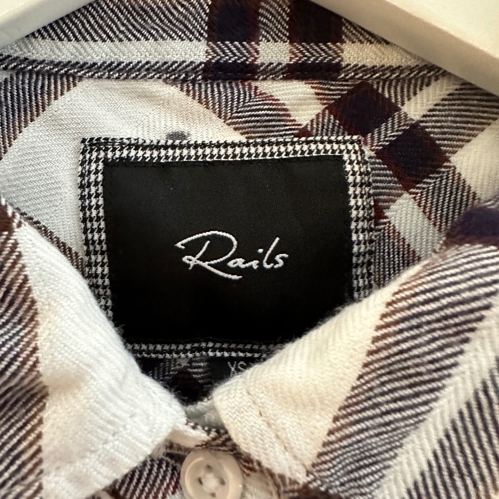 Rails Plaid Hunter Button Down Shirt - Super Soft - image 2